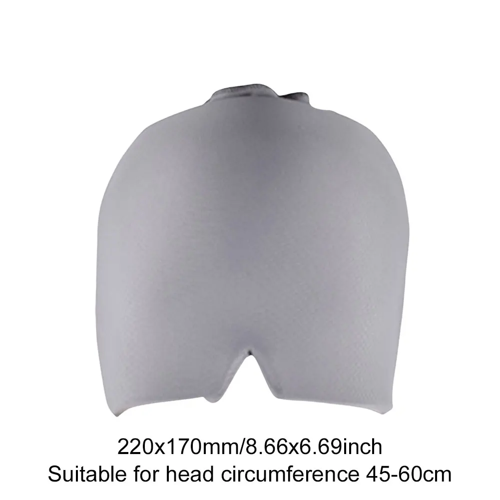 Migraine Relief Hat Head Massage Cap Gel Hot Cold Compress Therapy Headache Hat for Relief Pain Stress Pressure Ice Cap Eye Mask - Image 6