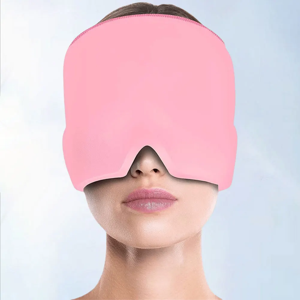 Migraine Relief Hat Head Massage Cap Gel Hot Cold Compress Therapy Headache Hat for Relief Pain Stress Pressure Ice Cap Eye Mask Migraine Relief Hat Head Massage Cap Gel Hot Cold Compress Therapy Headache Hat for Relief Pain Stress Pressure Ice Cap Eye Mask
