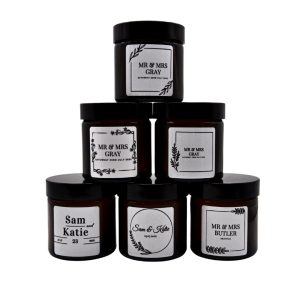 Wilde Amalfi Coast Personalised Wedding Favours 60ml, 120ml, 180ml.