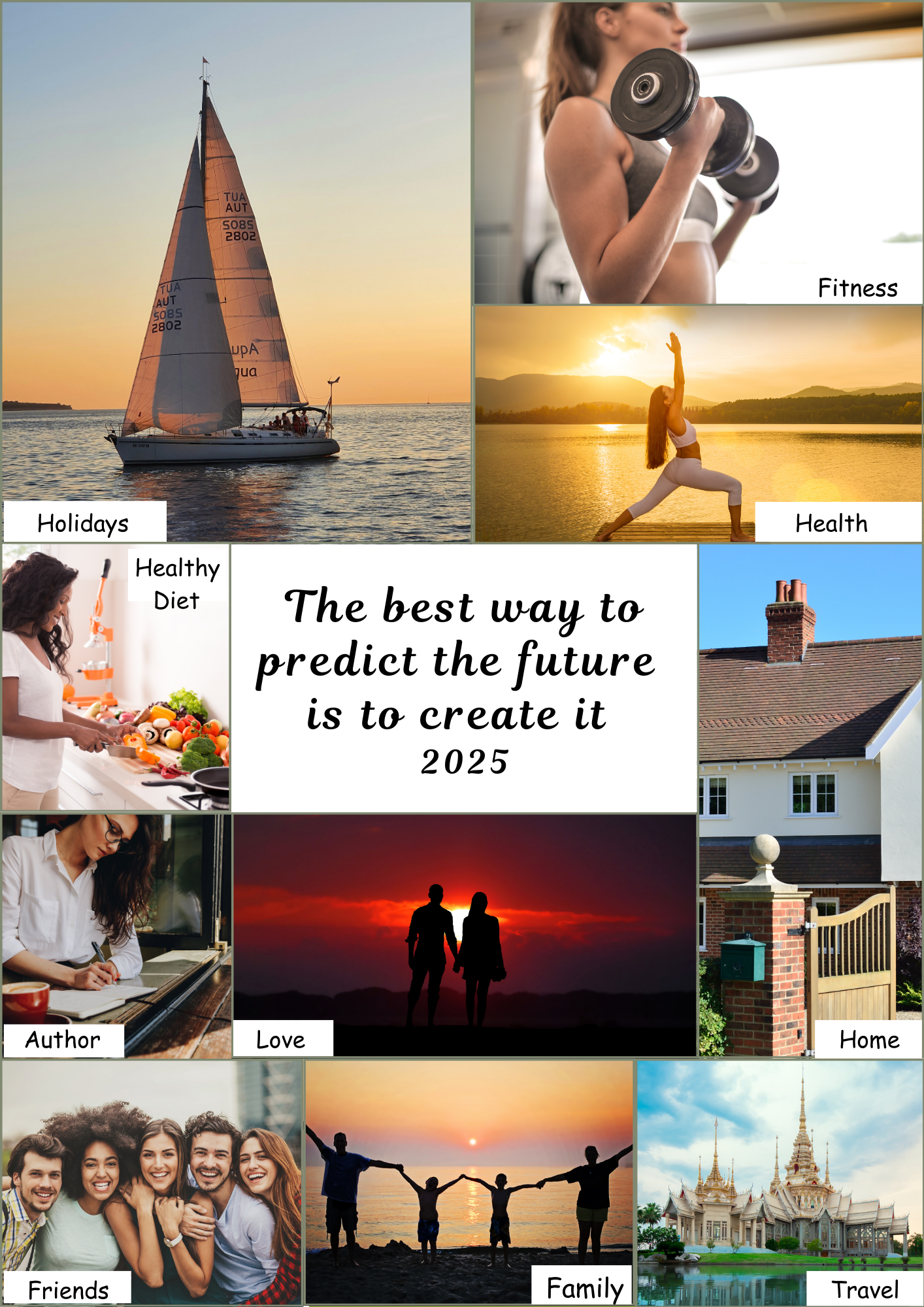 Vision board A4