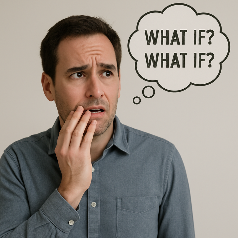 Worried man